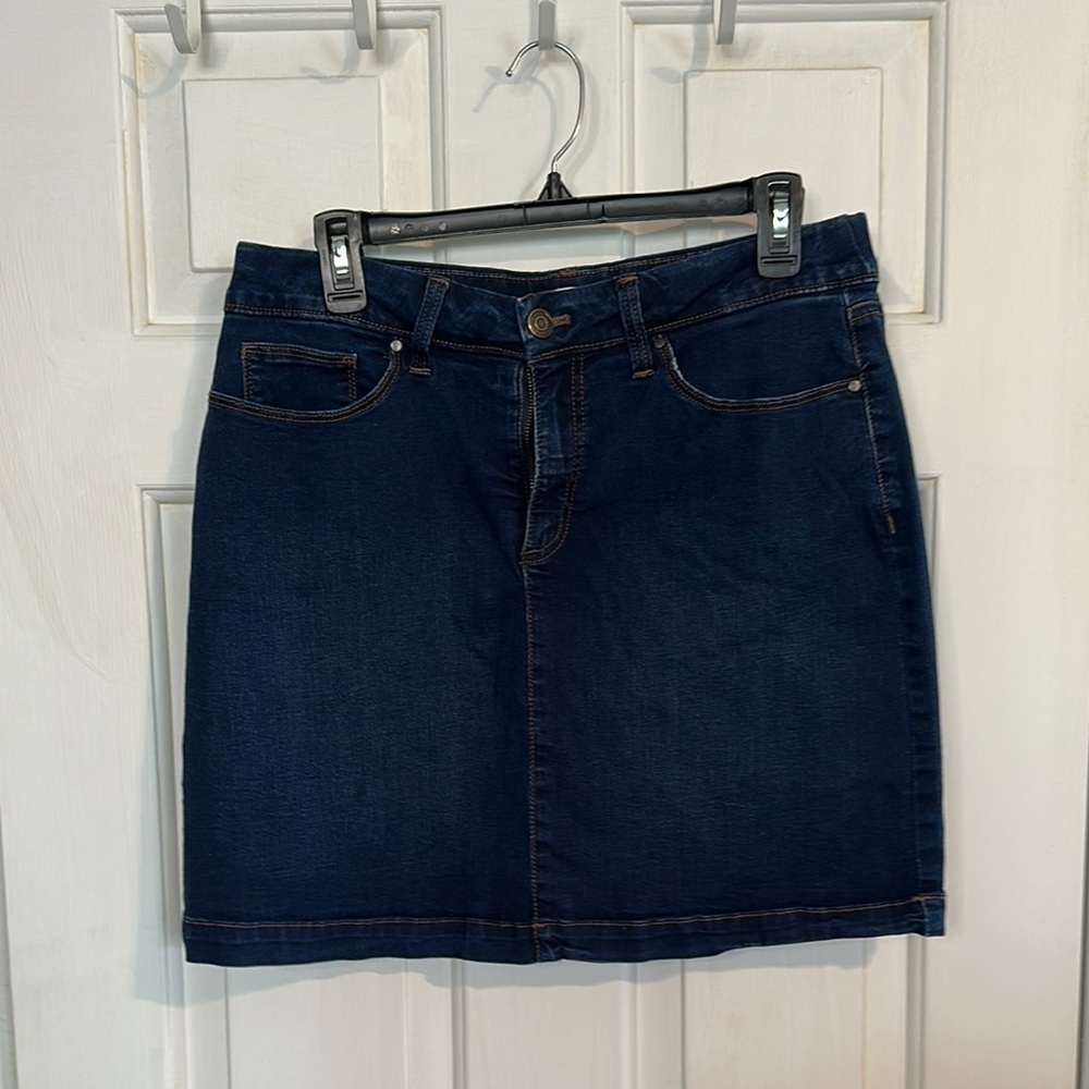 Croft & Barrow Size 10 Denim Skort